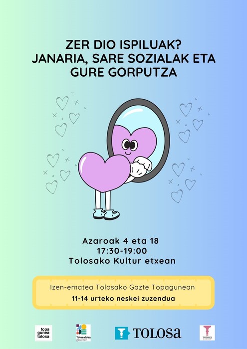 Zer dio ispiluak? Janaria, sare sozialak eta gure gorputza