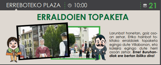 Erraldoien topaketa