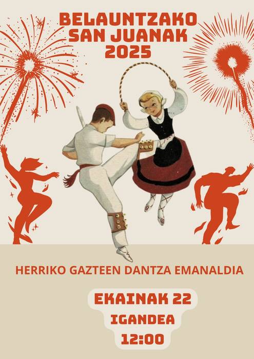 Belauntzako San Juanetako Dantza Emanaldia