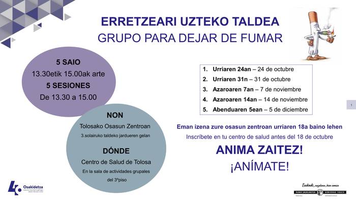 Erretzeari uzteko taldea