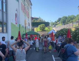 Giro eguzkitsua Irurako azokan