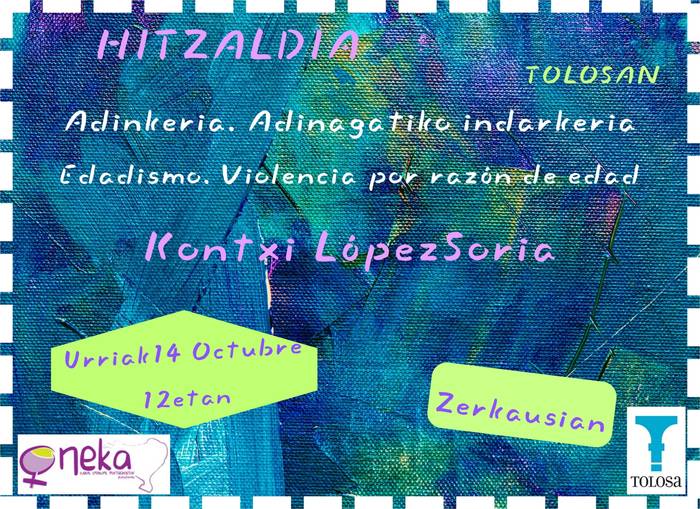 Hitzaldia: Adinkeria. Adinagatiko indarkeria