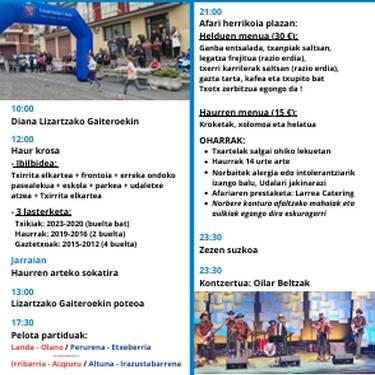 Lizartzako festak