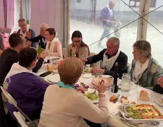 Elkarrekin egotea eta harremanak mantentzea izan dira Txaramako festetako helburuak