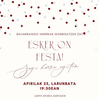 Esker on festa