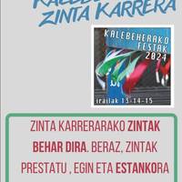 Kalebeherako festetako zinta karrerara