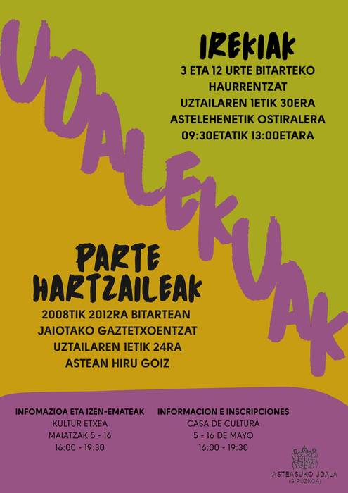 Udaleku irekiak