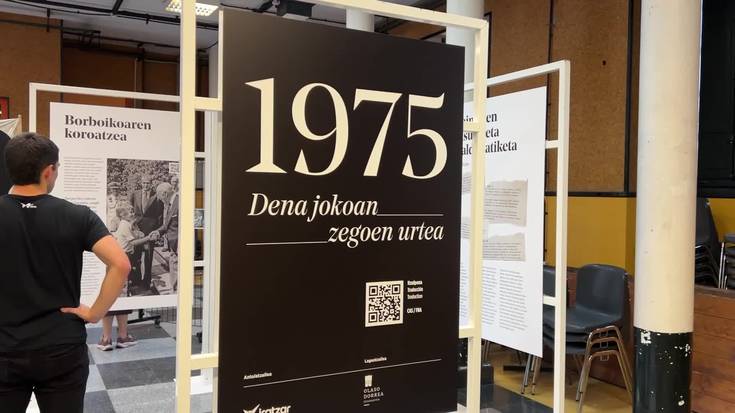 ‘1975. Dena jokoan zegoen urtea’ erakusketa ikusgai Tolosako Kultur Etxean
