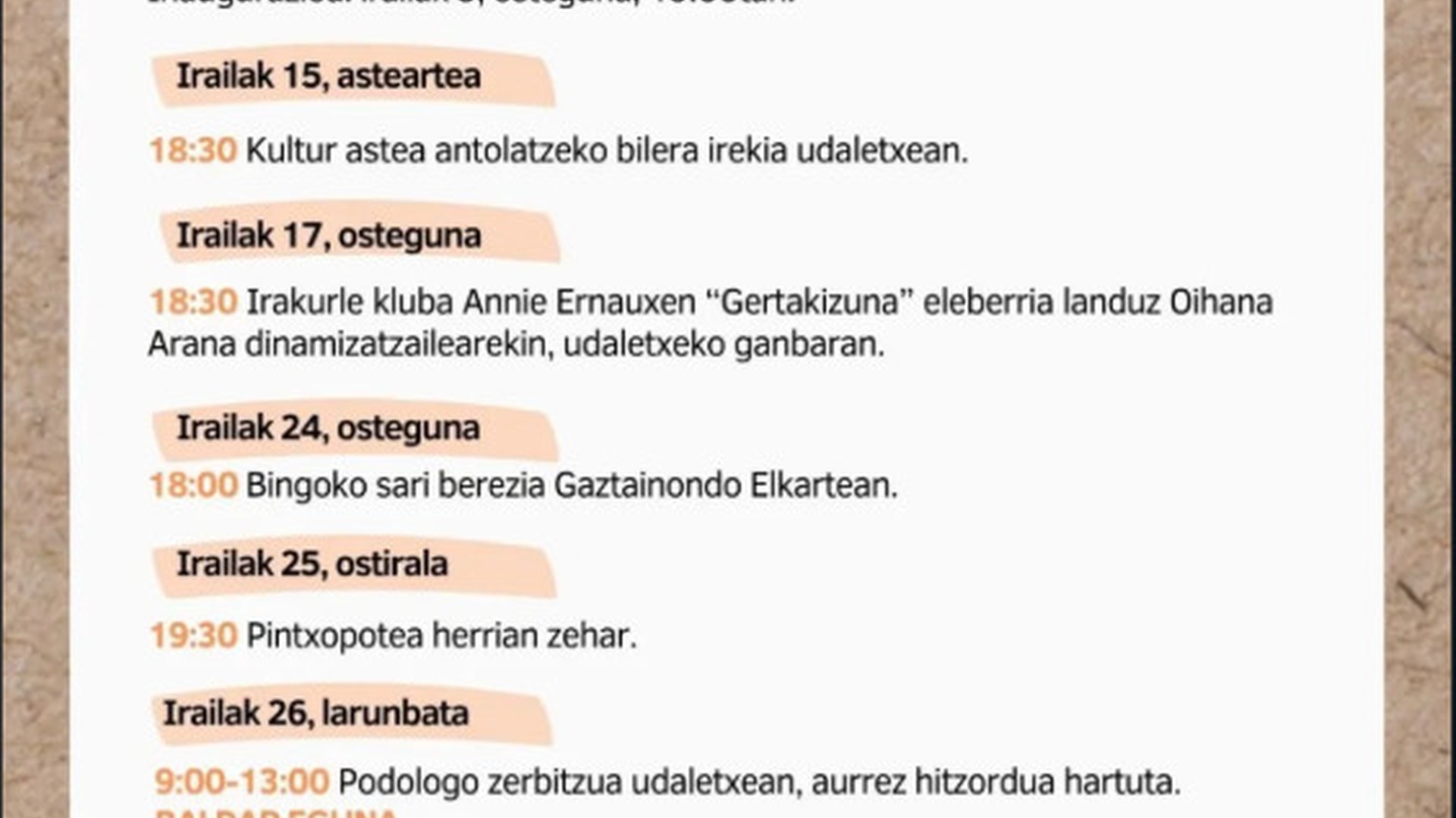 Podologo zerbitzua
