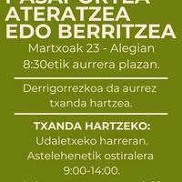 NANa eta pasaportea atera edo berritzeko aukera