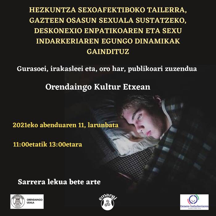 Hezkuntza sexoafektiboko tailerra