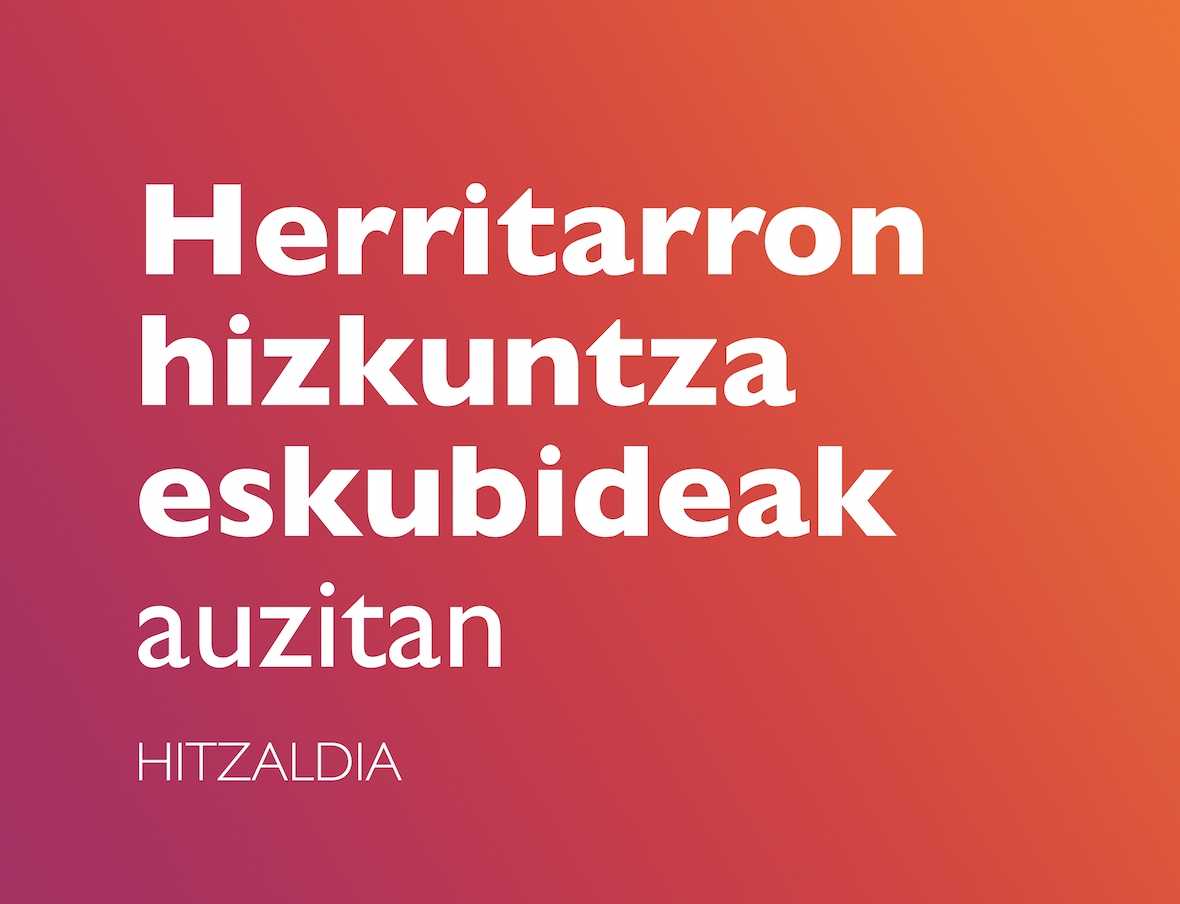 Herritarren hizkuntza-eskubideak lantzeko hiru hitzaldi antolatu ditu Galtzaundik