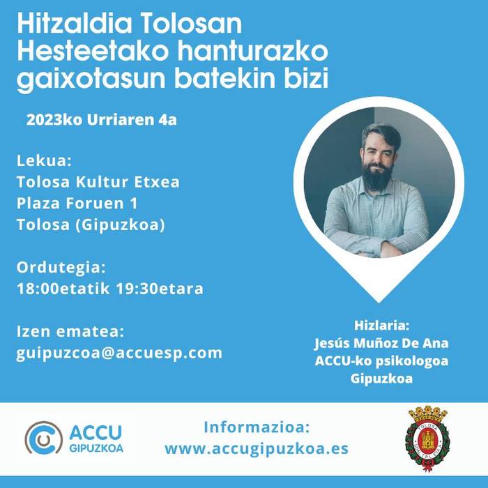 Hitzaldia: Hesteetako hanturazko gaixotasun batekin bizi
