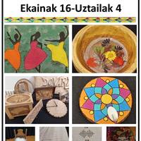 Kultur lantegietako artelanen erakusketa