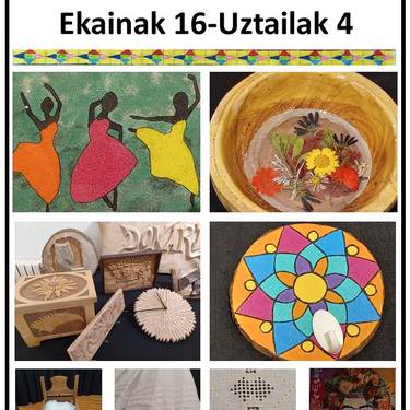 Kultur lantegietako artelanen erakusketa