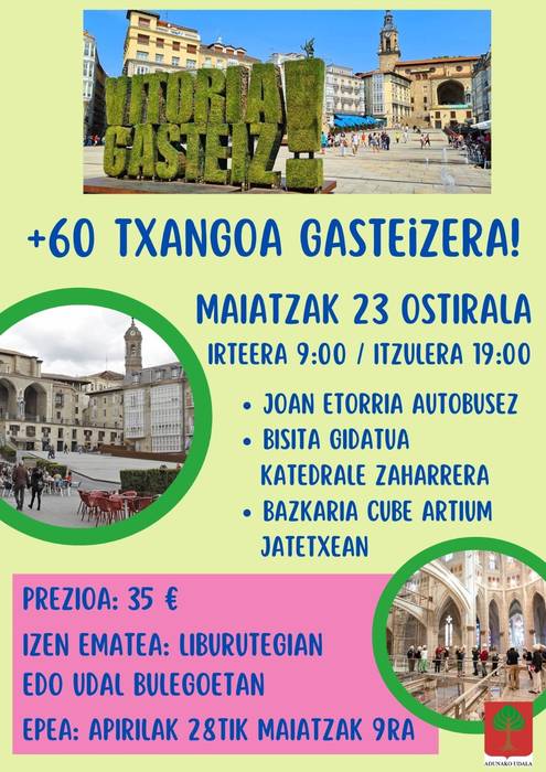 +60 txangoa Gasteizera!