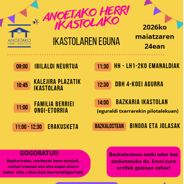 Anoetako ikastolaren eguna