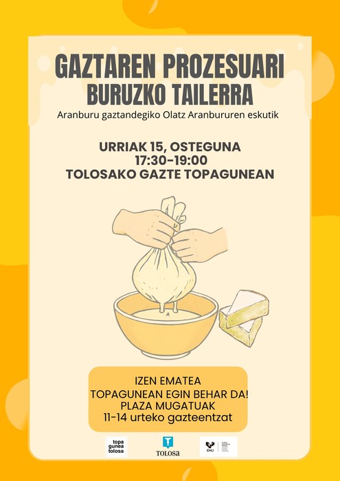 Gaztaren prozesuari buruzko tailerra