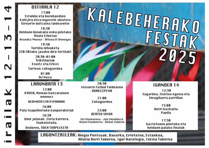 Kalebeherako festak