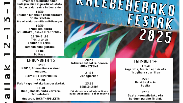 Kalebeherako festak