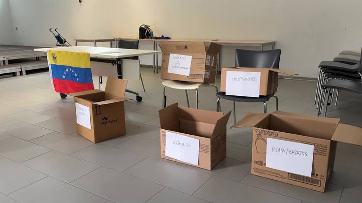 Venezuelara bidaltzeko materiala biltzen ari dira