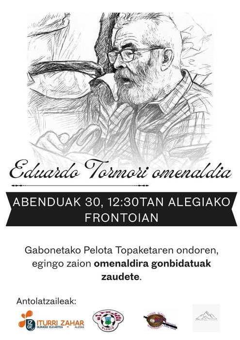Eduardo Tormori omenaldia