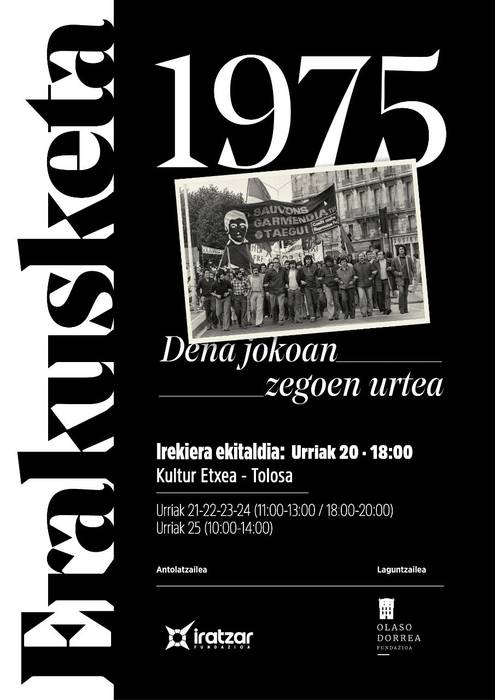"1975 Dena jokoan zegoen urtea" erakusketa