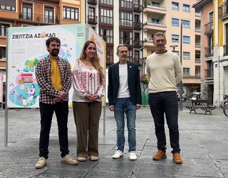 “Zientzia azokan” dibulgazio-ekimena, merkatuko ohiko produktuen atzean dagoen zientzia erakusteko