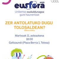 Eusfera antolatzeko bilera irekia Tolosaldean