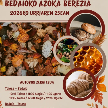 Bedaioko azoka berezira joateko autobus zerbitzua