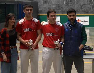 Trinketeko Kluben Arteko Gipuzkoako Txapelketaren finalen emakizuna