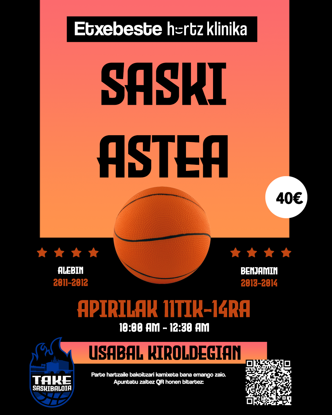 Badator ETXEBESTE Hortz Klinika SASKI astea!