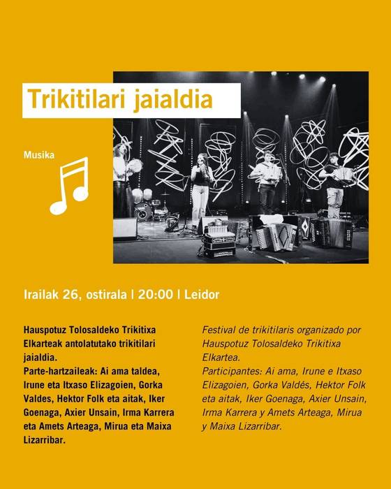 Trikitilari jaialdia