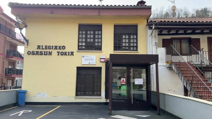 Alegiako Osasun Zentroa Erbeta parkean ari da zerbitzua eskaintzen