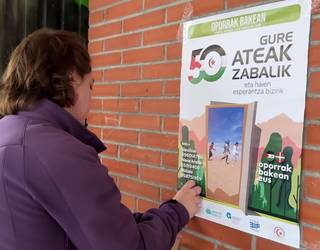 Oporrak Bakean, saharar haurrak etxean hartzeko kanpaina martxan