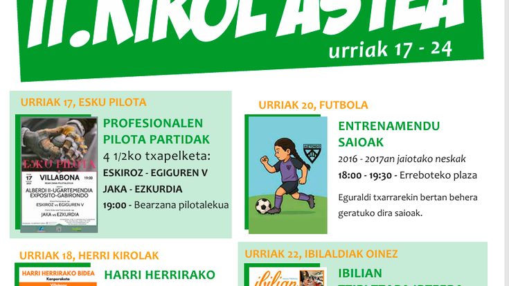 Kirol Astea
