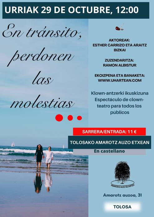 "En tránsito, perdonen las molestias" klown- antzerki ikuskizuna