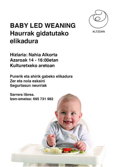 Baby Led Weaning - Haurrak gidatutako elikadura