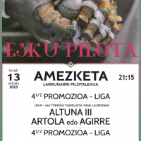 Altunak 4terdiko txapelketa Amezketan