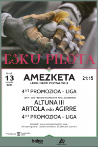 Altunak 4terdiko txapelketa Amezketan
