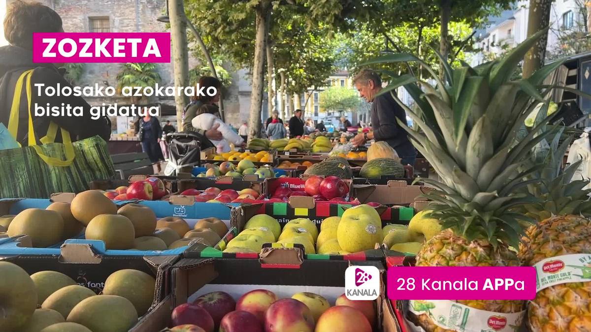 [ZOZKETA] UTT erronkarako dortsala eta Tolosako Azokarako bisita gidatua