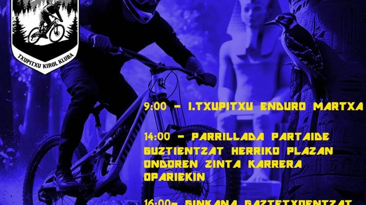 Azaroaren 8an I. Txupitxu Bizikleta Eune ospatuko da