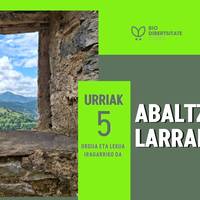 Biodibertsitategunea: Abaltzisketa -Larraitz irteera