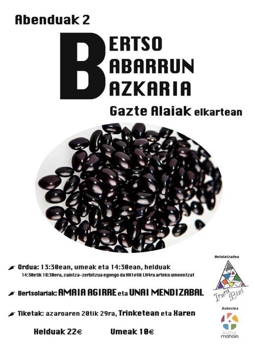 Bertso babarrun bazkaria