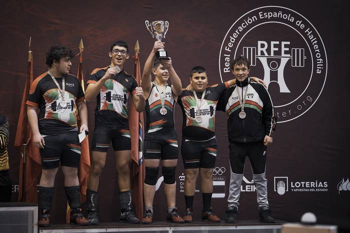 Danok Danena Halterofilia Taldeak Espainiako Kluben Txapelketan bigarren postua lortu du