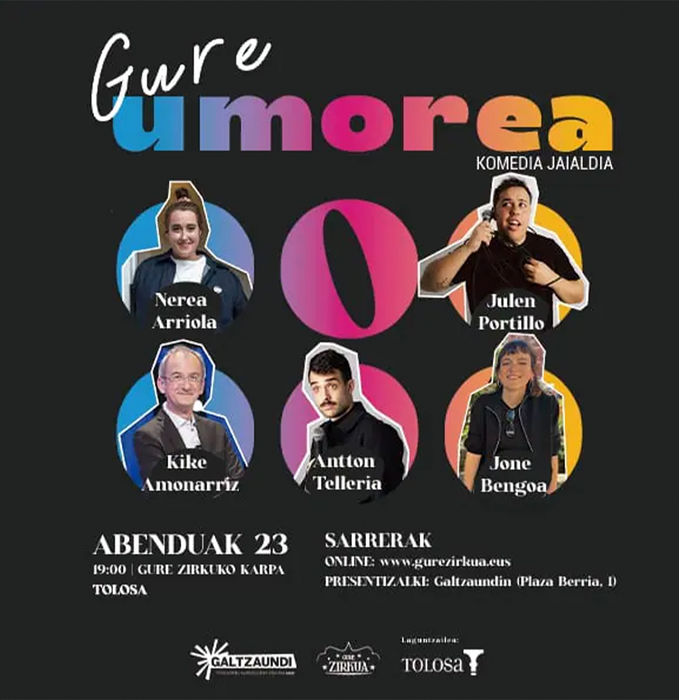 Gure Umorea jaialdia, abenduaren 23an Tolosan