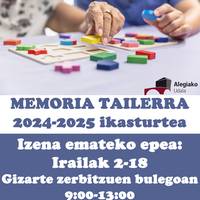 Memoria tailerra