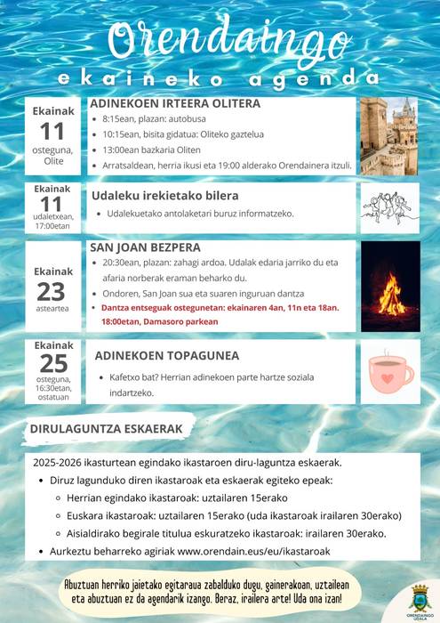 Adinekoen topagunea