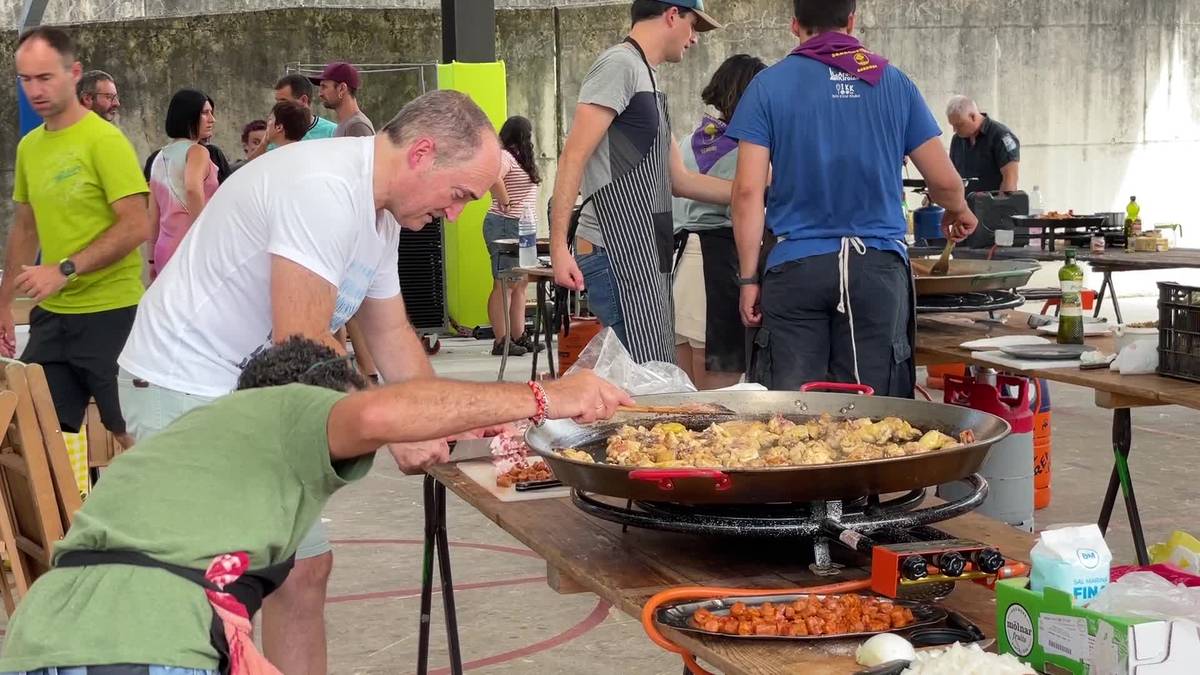 Paella lehiaketatik bazkarira Berrobin