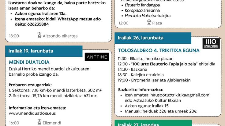 Arroz esne ikastaroa